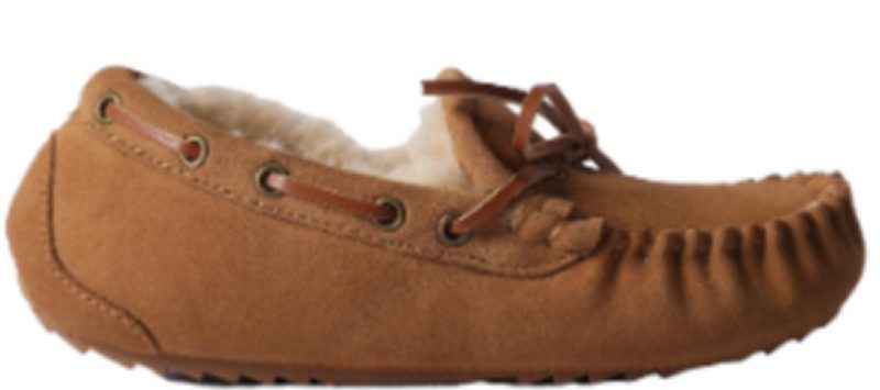 Suede Tassel Loafer Sheepskin Boots