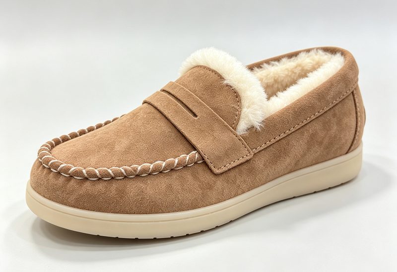 Suede Moccasin Ankle Boot Sheepskin Boots