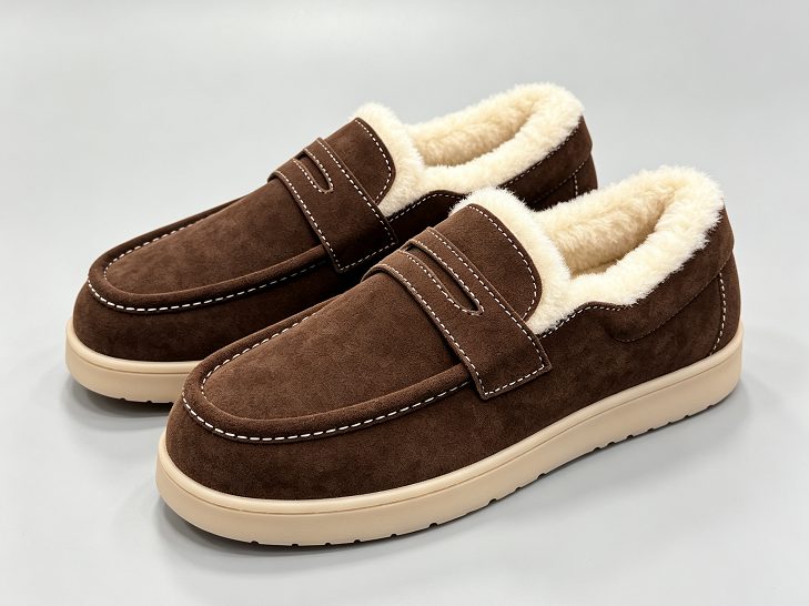Suede Slip-On Sheepskin Boot Sheepskin Boots