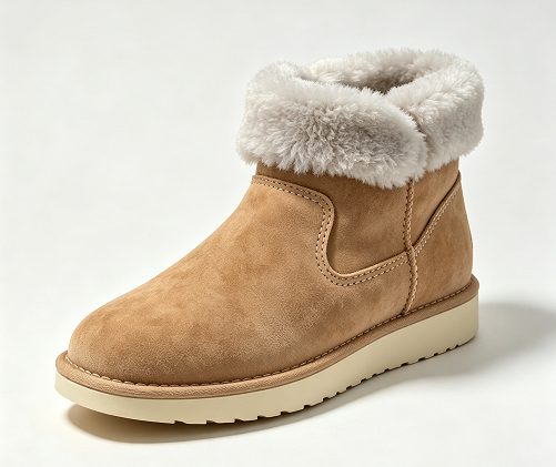 Stitched Short Sheepskin Boot Sheepskin Boots