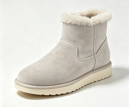 Grey Short Sheepskin Boot Sheepskin Boots