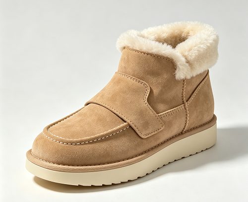 Buckle Short Sheepskin Boot Sheepskin Boots